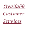 Available Customer Services
