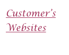 Customer’s Websites
